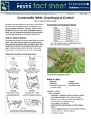 Community-wide grasshopper control